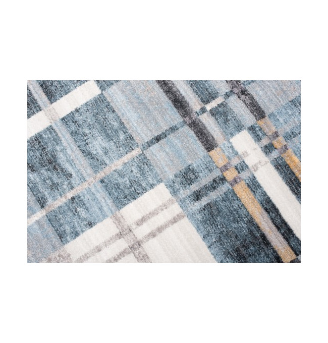 Koberec MYSTIC 3545B tmavě modrý / světle modrý