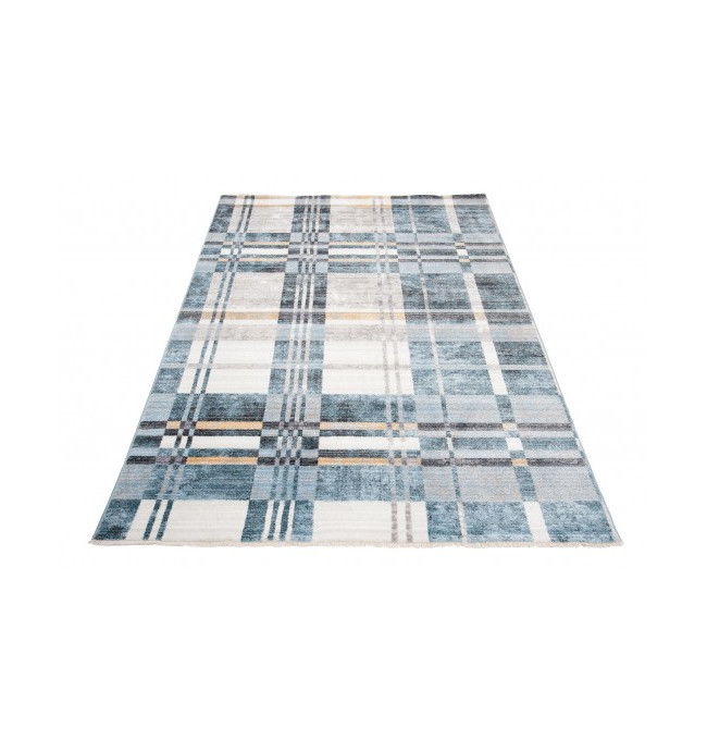 Koberec MYSTIC 3545B tmavě modrý / světle modrý