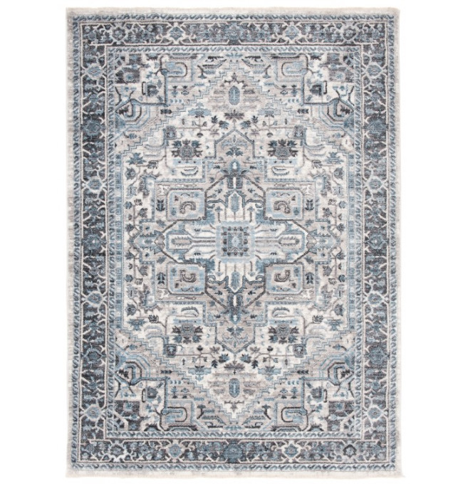 Koberec MYSTIC 3783A stříbrný / tmavě šedý