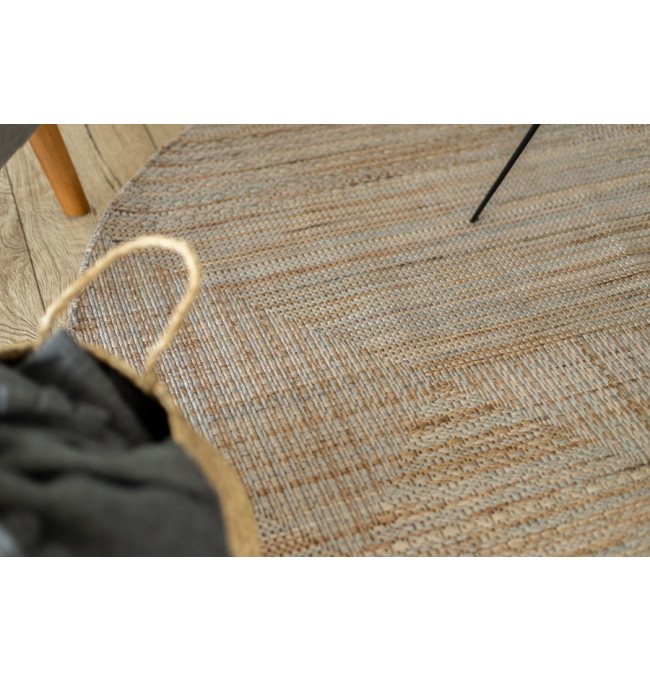 Koberec NATURE kruh SL110 béž šňůrková SIZAL BOHO