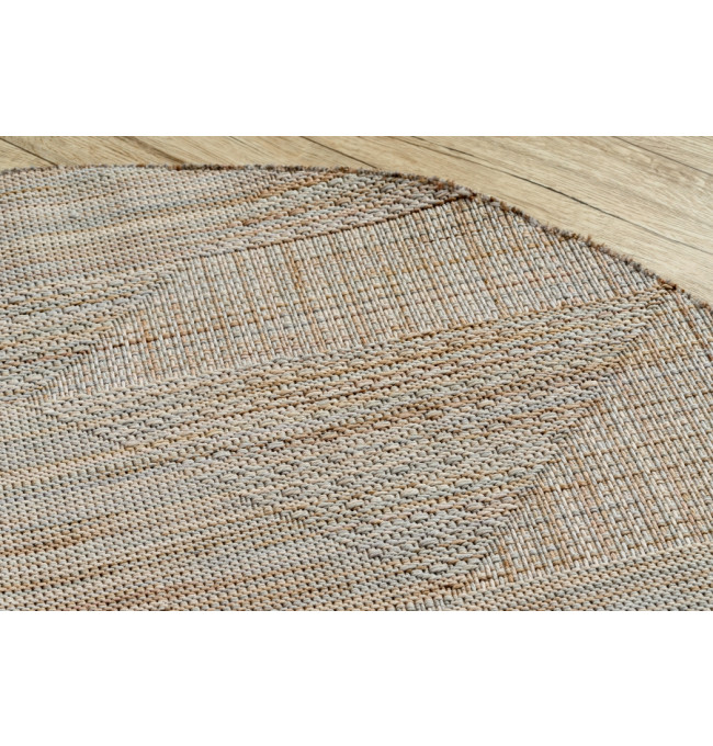 Koberec NATURE kruh SL110 béž šňůrková SIZAL BOHO