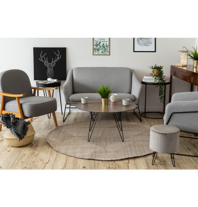 Koberec NATURE kruh SL110 béž šňůrková SIZAL BOHO