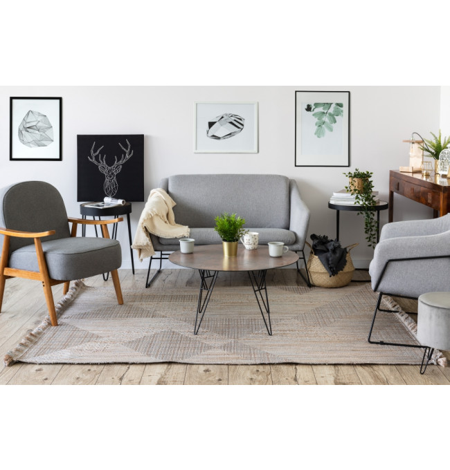 Koberec NATURE SL110 béž fredzle šňůrková SIZAL BOHO