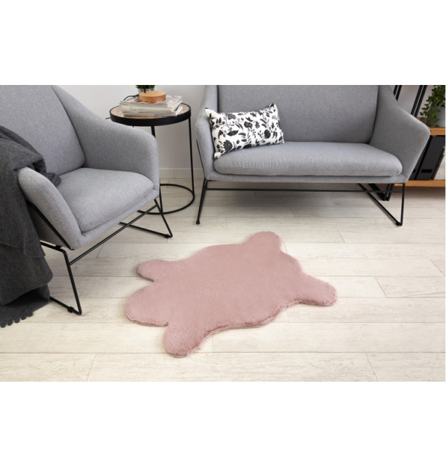 Koberec NEW DOLLY kožíšek G4368-8 růžový
