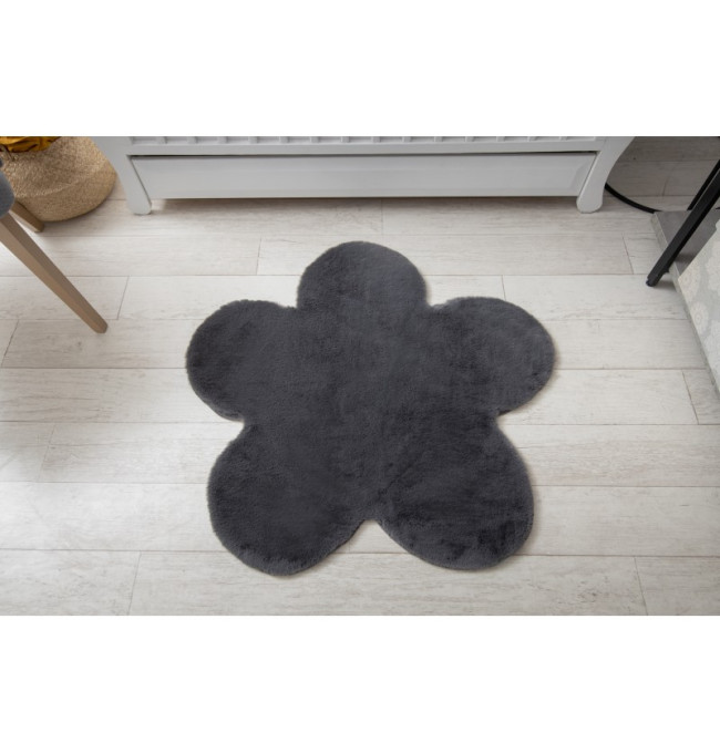 Koberec NEW DOLLY kvítek G4372-1 šedý / antracit