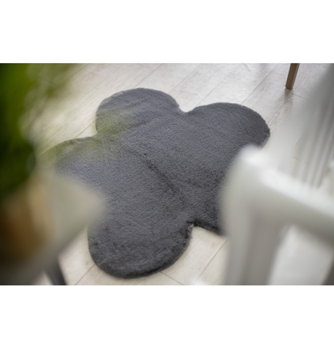 Koberec NEW DOLLY kvítek G4372-1 šedý / antracit