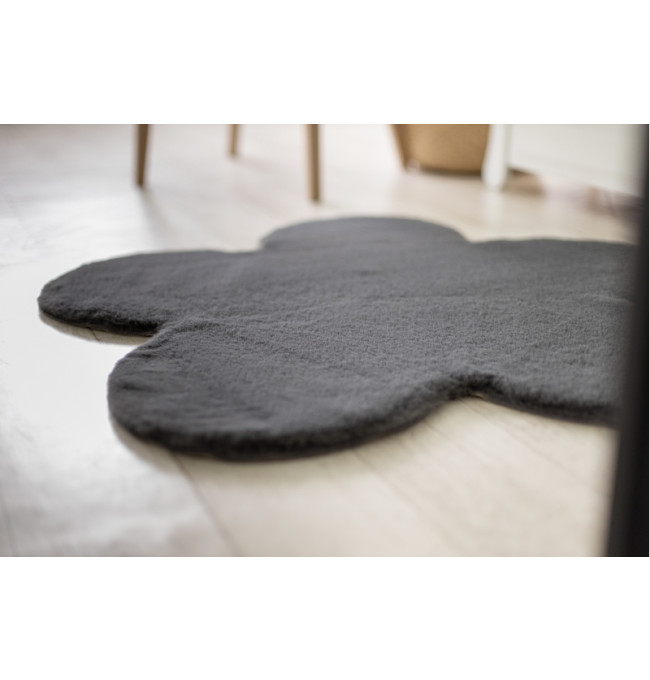 Koberec NEW DOLLY kvítek G4372-1 šedý / antracit