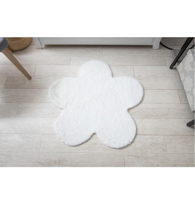 Koberec NEW DOLLY kvítek G4372-3 bílý