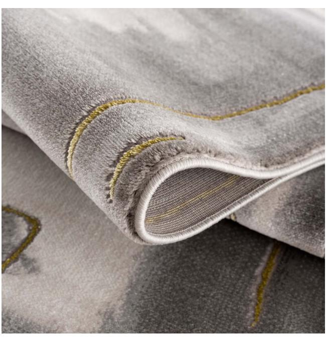 Koberec Noa 9261 šedý / zlatý