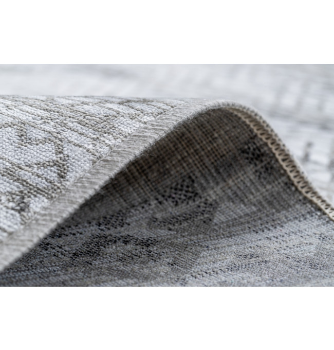 Koberec NOBIS 84245 stříbrný- ZYGZAG