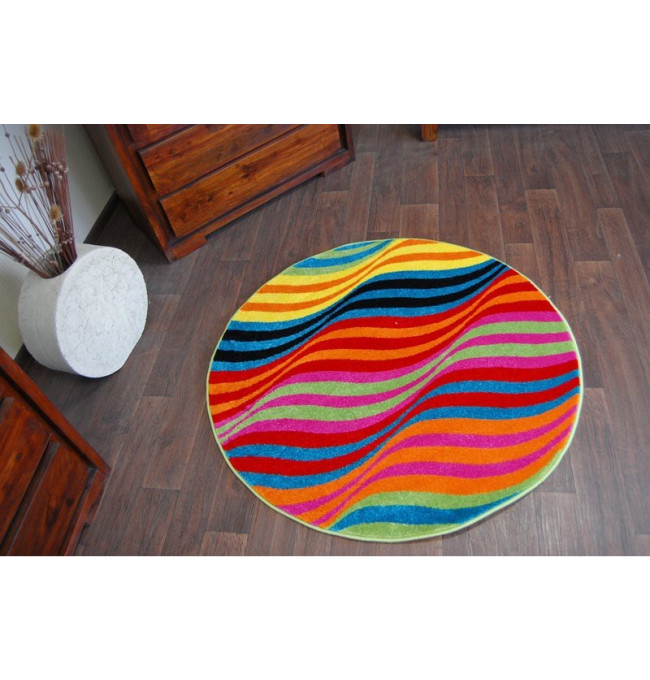 Koberec Paint kruh 1562 blue