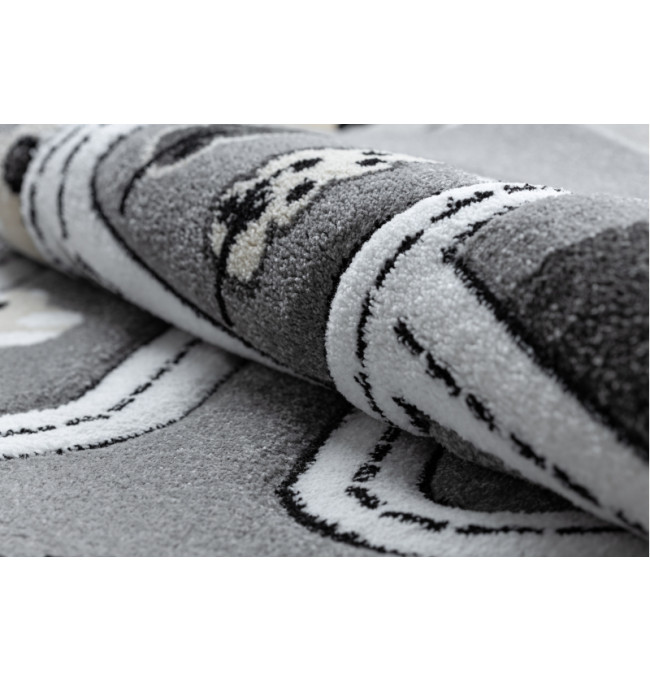 Koberec PETIT TOWN MĚSTO ULICE šedý