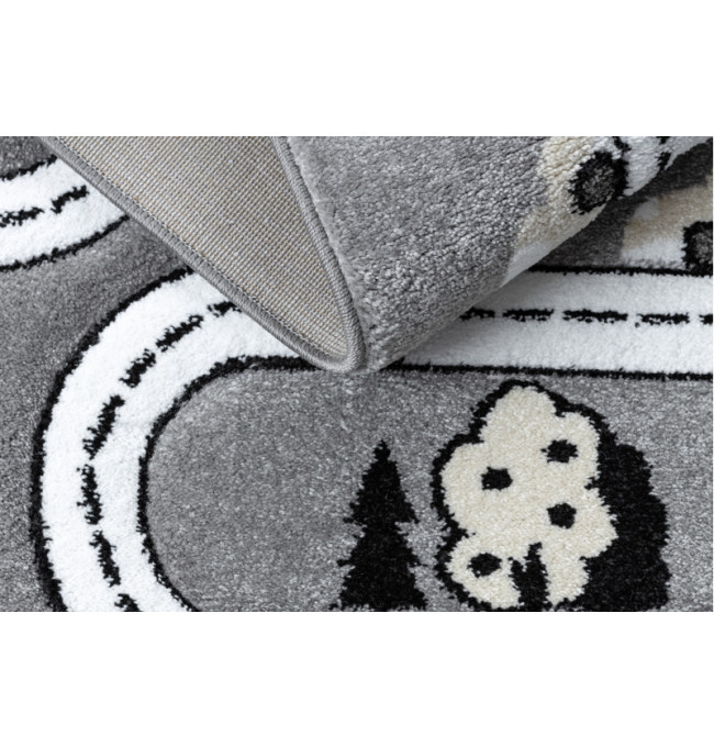 Koberec PETIT TOWN MĚSTO ULICE šedý