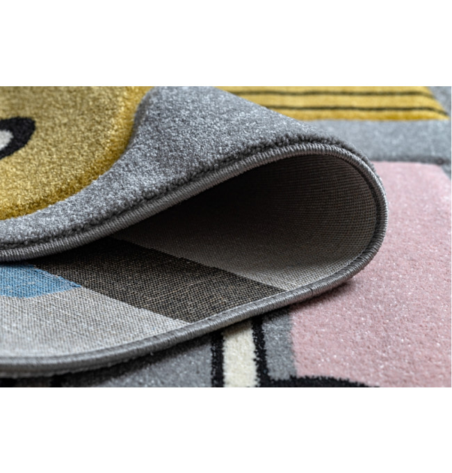 Koberec PETIT TOYS HRAČKY AUTA šedý