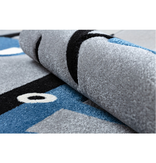 Koberec PETIT TOYS HRAČKY AUTA šedý