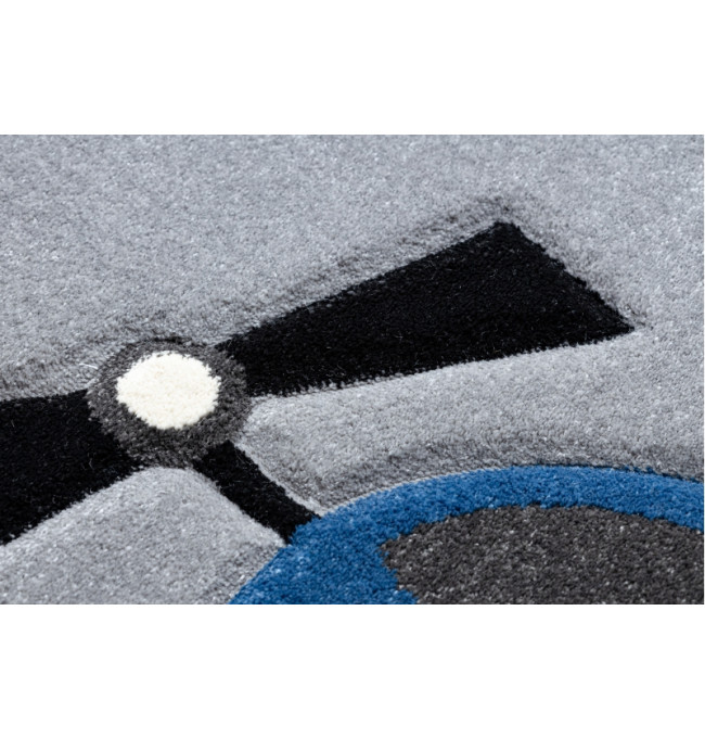 Koberec PETIT TOYS HRAČKY AUTA šedý