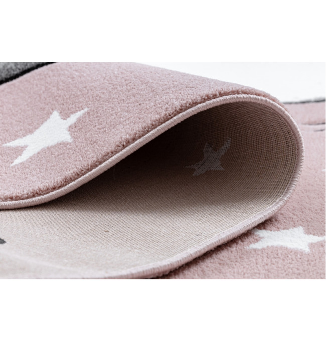 Koberec PETIT TRUMPET TRÚBA SLONÍ SLONÍK HVĚZDY růžový