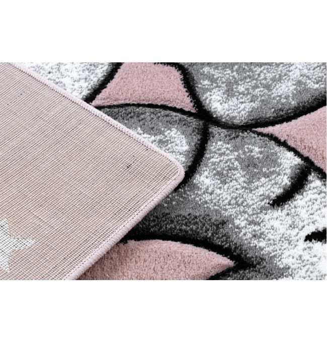 Koberec PETIT TRUMPET TRÚBA SLONÍ SLONÍK HVĚZDY růžový