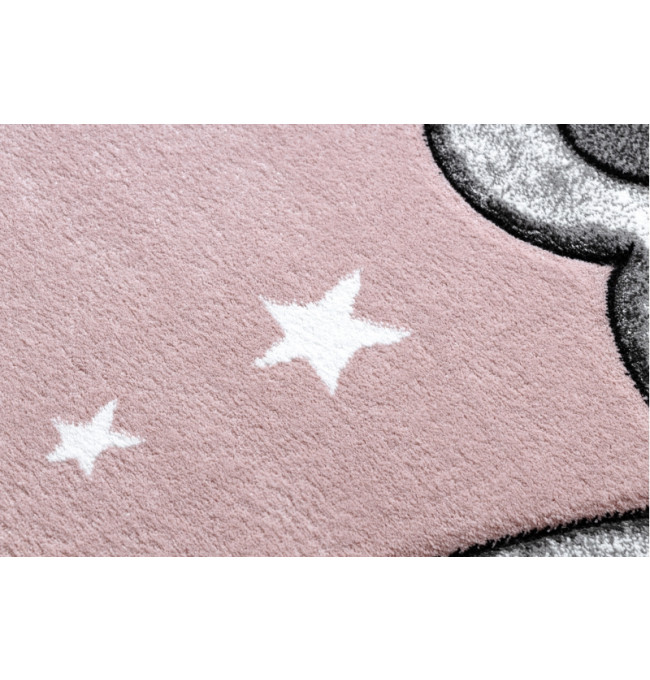 Koberec PETIT TRUMPET TRÚBA SLONÍ SLONÍK HVĚZDY růžový