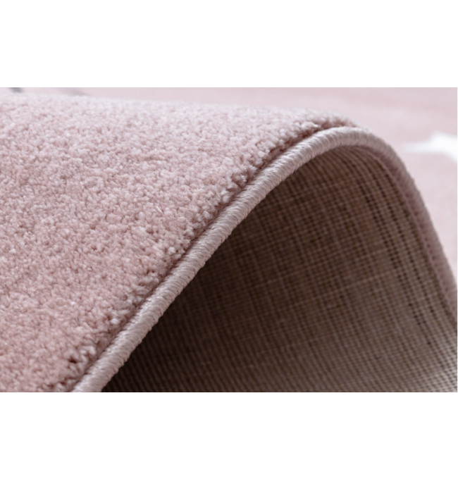 Koberec PETIT TRUMPET TRÚBA SLONÍ SLONÍK HVĚZDY růžový