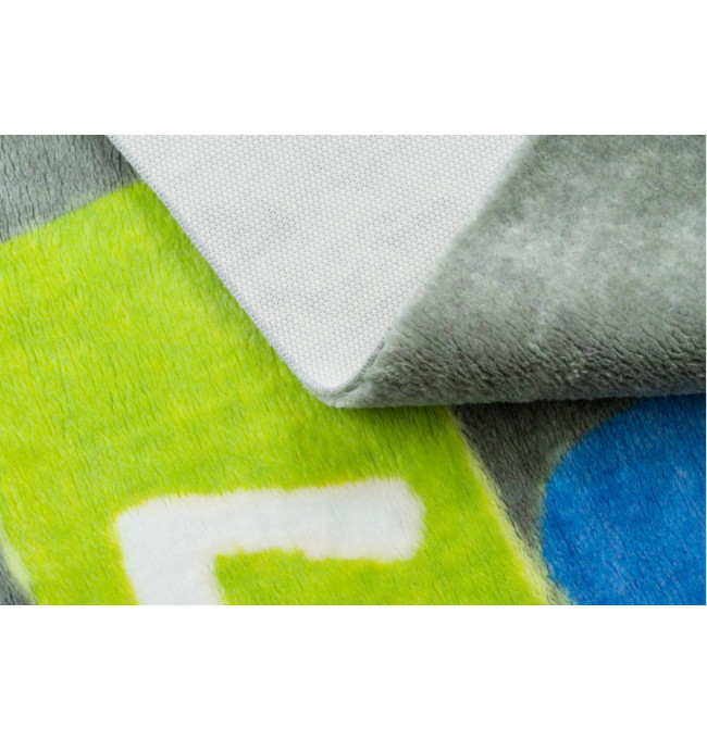 Koberec PLAY Klasy čísla zvířátka G3554-4 šedý