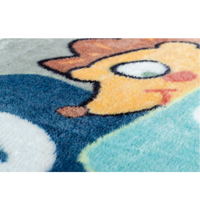 Koberec PLAY Klasy čísla zvířátka G3554-4 šedý