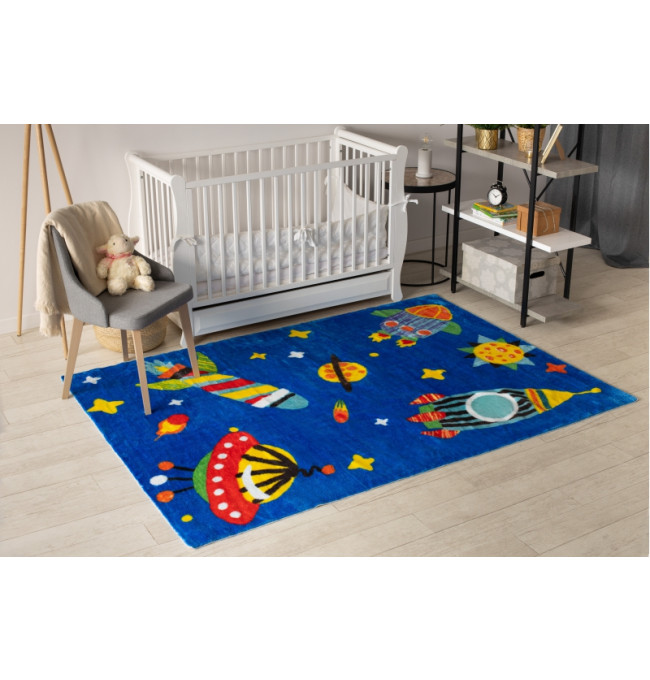 Koberec PLAY Vesmír rakety planety G3420-1 nebeský