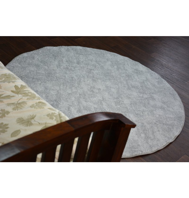 Koberec POZZOLANA stříbrný kruh