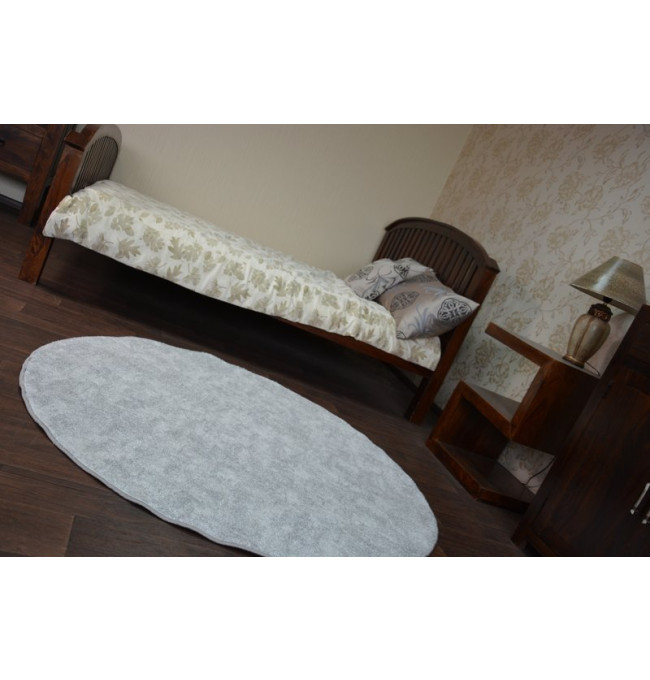 Koberec POZZOLANA stříbrný kruh