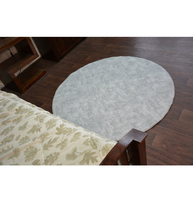 Koberec POZZOLANA stříbrný kruh