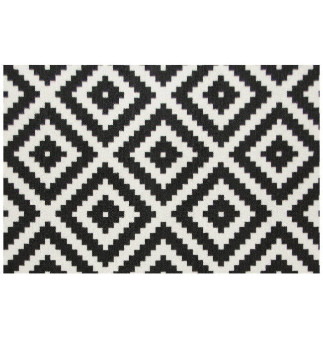 Koberec Romby černý