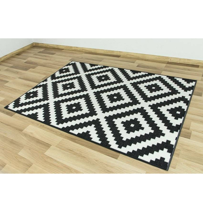 Protiskluzový koberec Romby černý