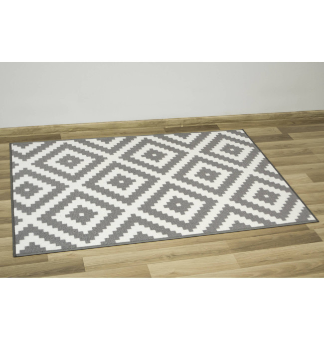 Koberec Romby šedý