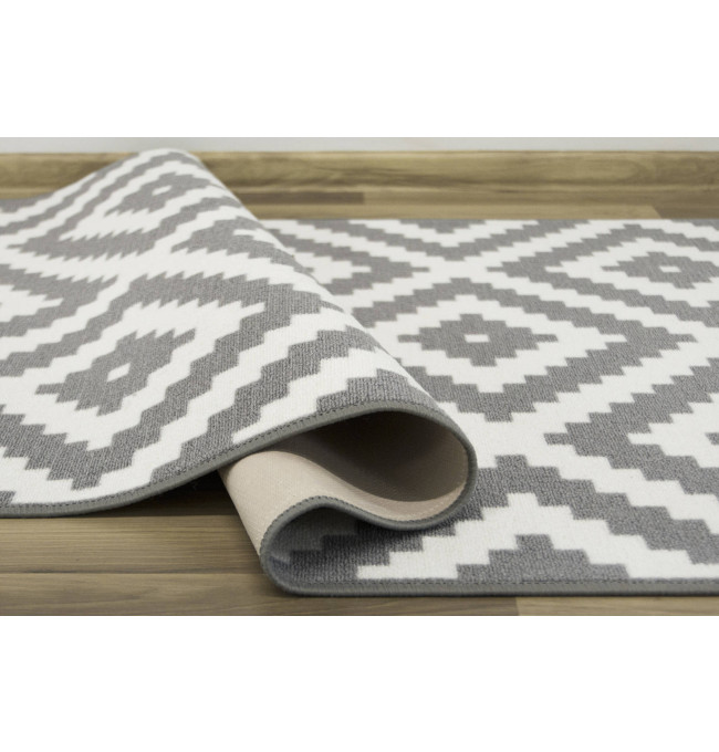 Koberec Romby šedý