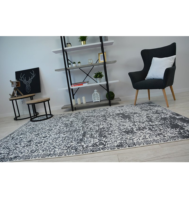 Koberec SENSE Micro 81260 VINTAGE bílý/antracit