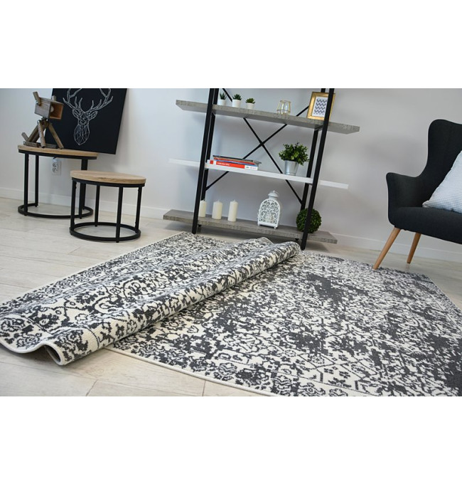 Koberec SENSE Micro 81260 VINTAGE bílý/antracit