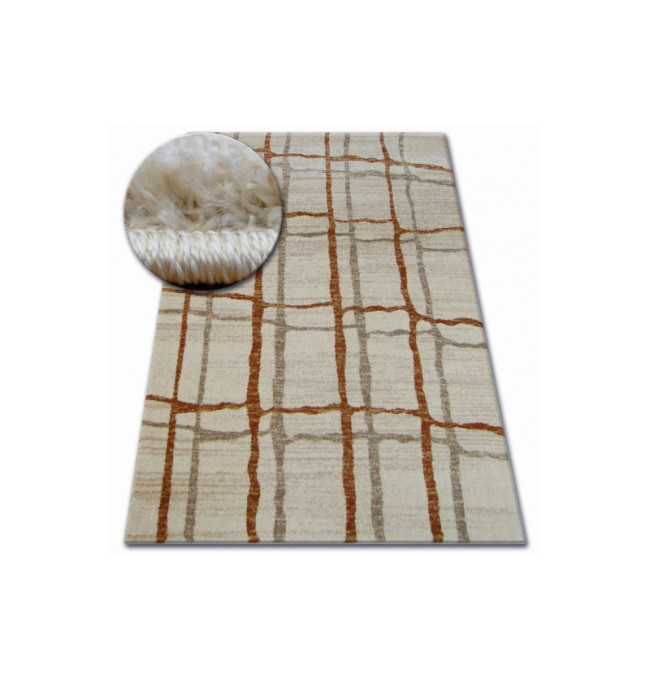 Koberec Shadow 9359 cream / rust