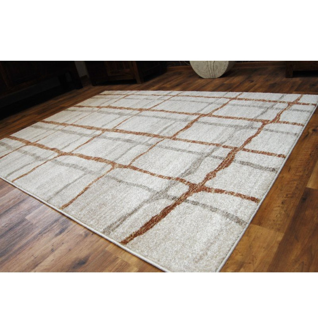 Koberec Shadow 9359 cream / rust