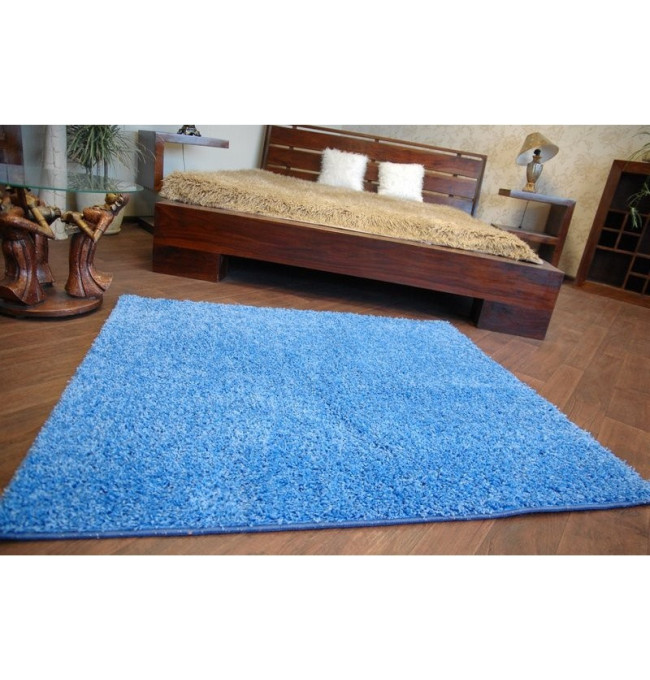 Koberec SHAGGY modrý