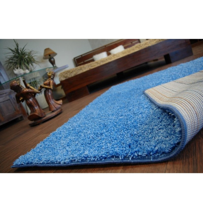 Koberec SHAGGY modrý