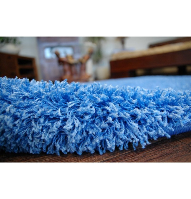 Koberec SHAGGY modrý