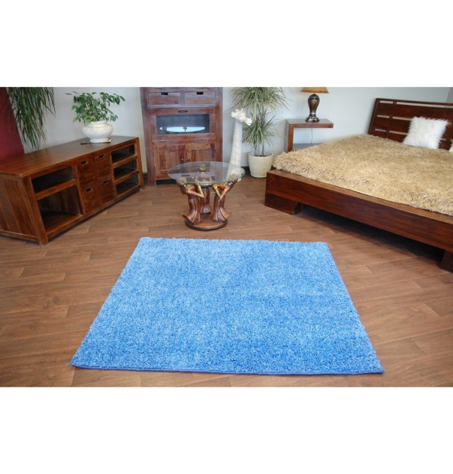 Koberec SHAGGY modrý