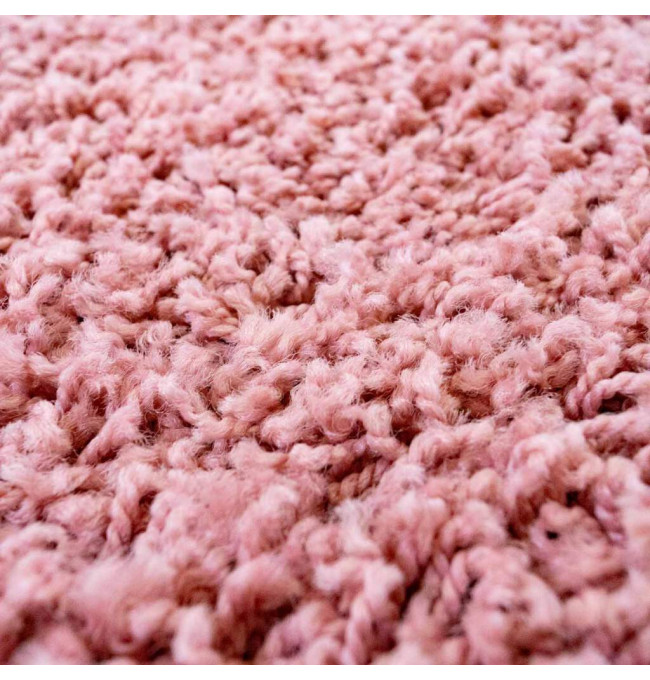 Koberec Shaggy Pastell 300 světle růžový