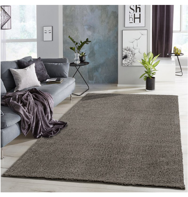 Koberec Shaggy Plainly 221 Taupe