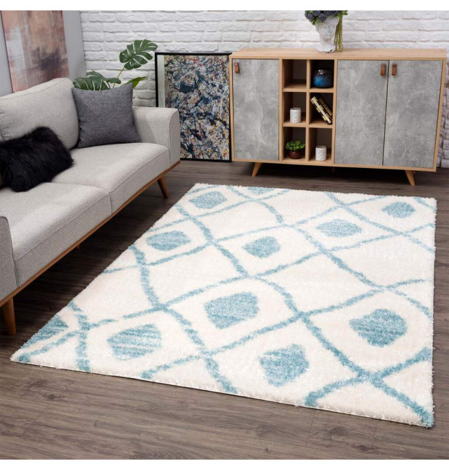 Koberec Shaggy Pulpy 563 modrý