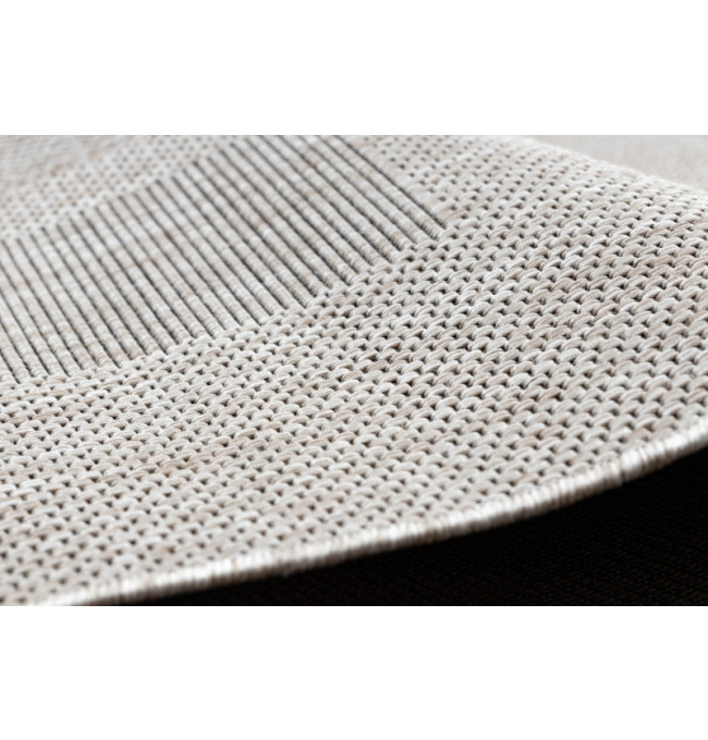 Koberec SIZAL FLOORLUX 20079 stříbrný / černý