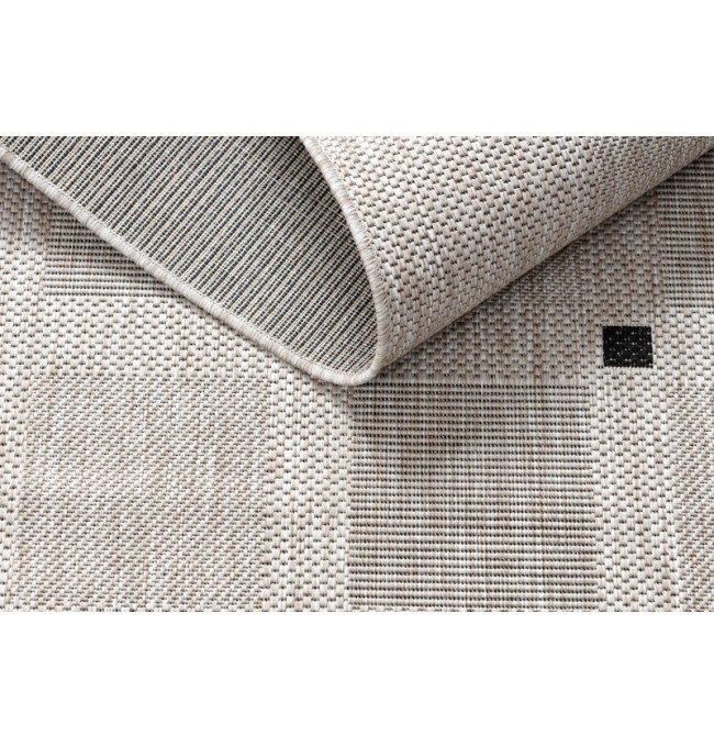 Koberec SIZAL FLOORLUX 20079 stříbrný / černý