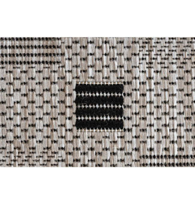 Koberec SIZAL FLOORLUX 20079 stříbrný / černý