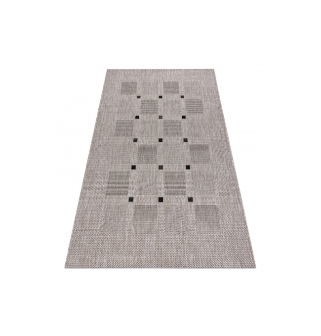 Koberec SIZAL FLOORLUX 20079 stříbrný / černý
