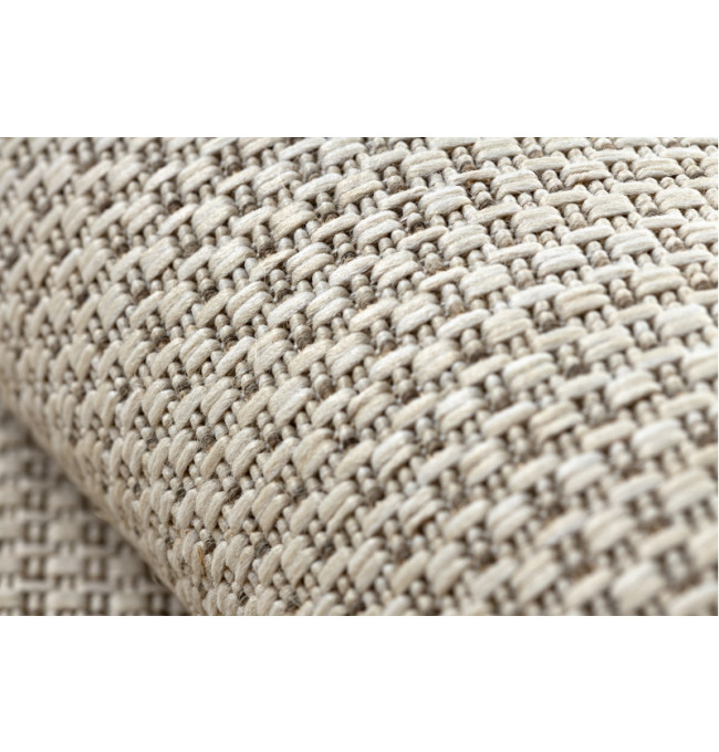 Koberec SIZAL FLOORLUX 20420 Ramka šampaňské / tmavý béž